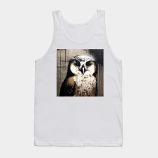 Art should comfort the disturbed and disturb the comfortable - Awesome Owl #9 Tank Top